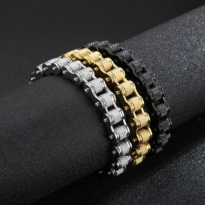 Motorcycle Chain Solid Bracelet