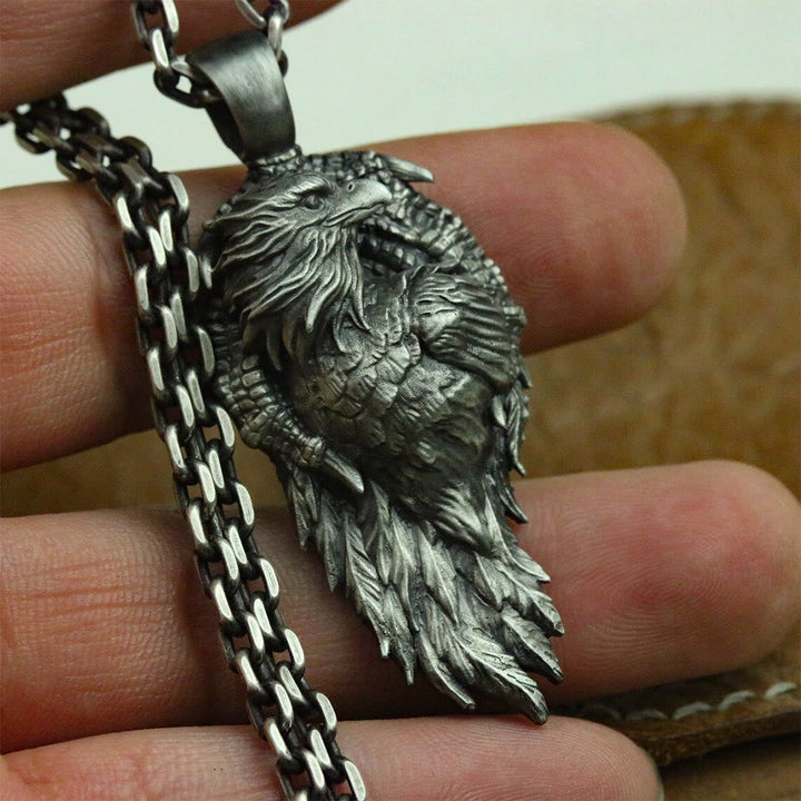 Claw Ensnared Eagle Necklace