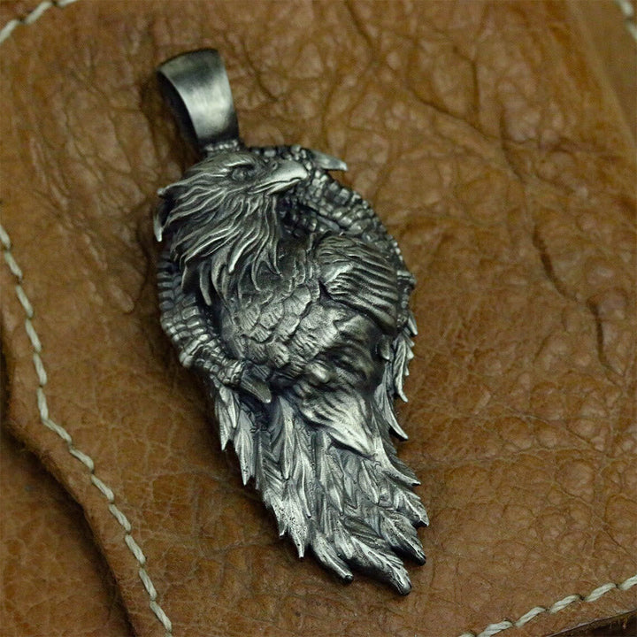 Claw Ensnared Eagle Necklace