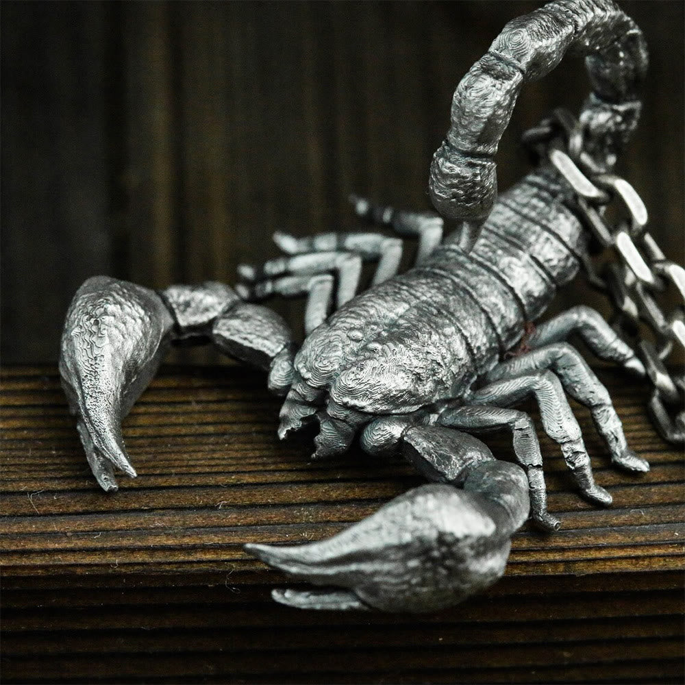 Tail Up Scorpion Necklace