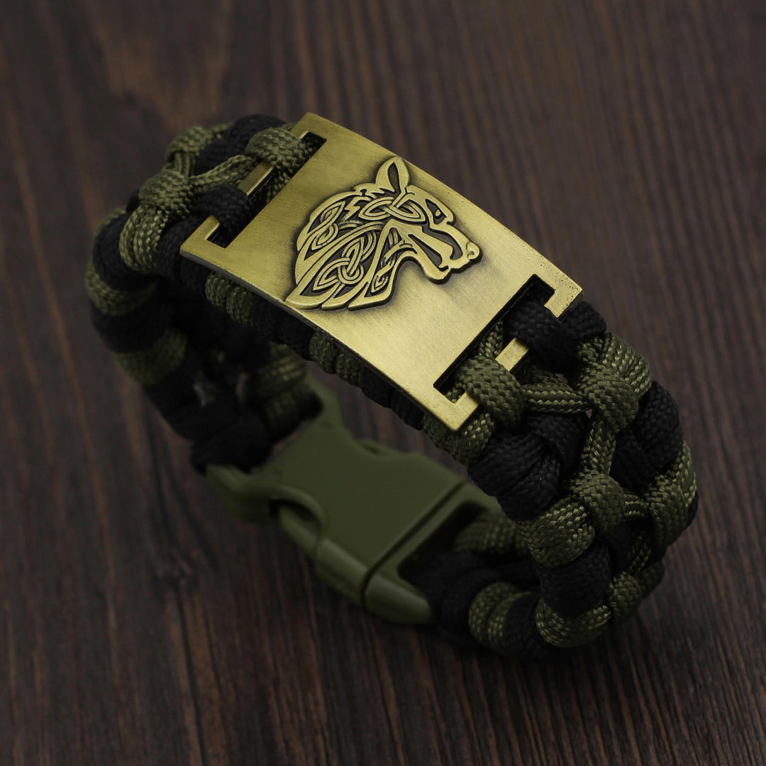Braided Wolves Paracord Bracelet