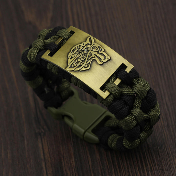 Braided Wolves Paracord Bracelet