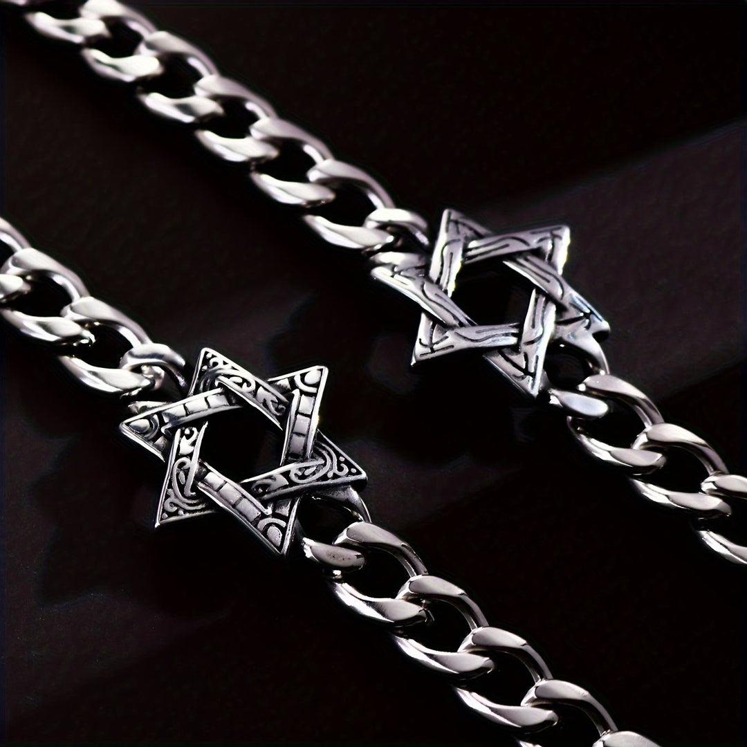 Engraved Star Bracelet