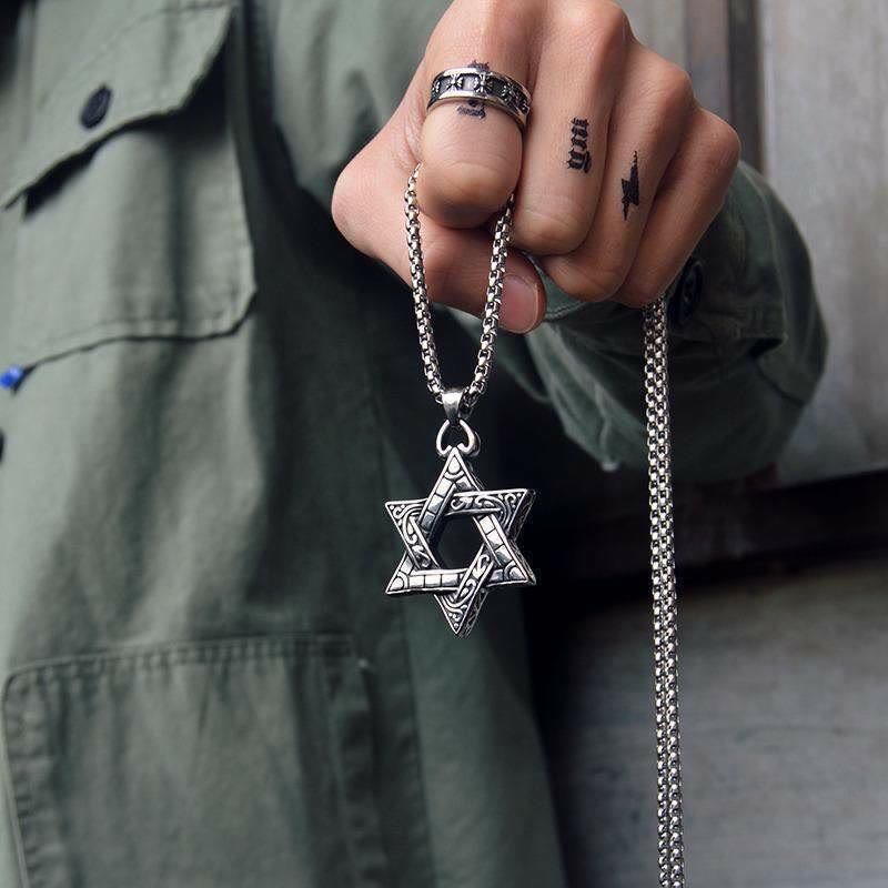 Unique Hexagram Necklace