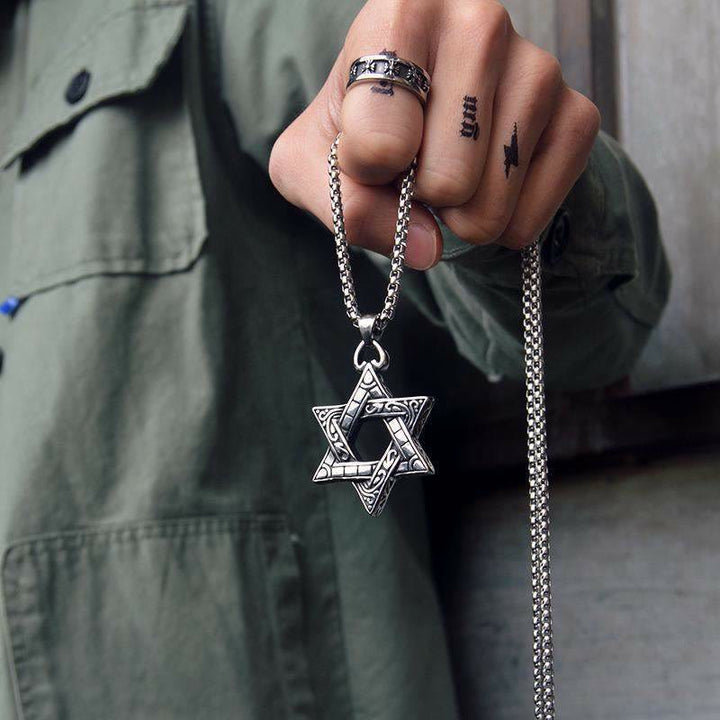 Unique Hexagram Necklace
