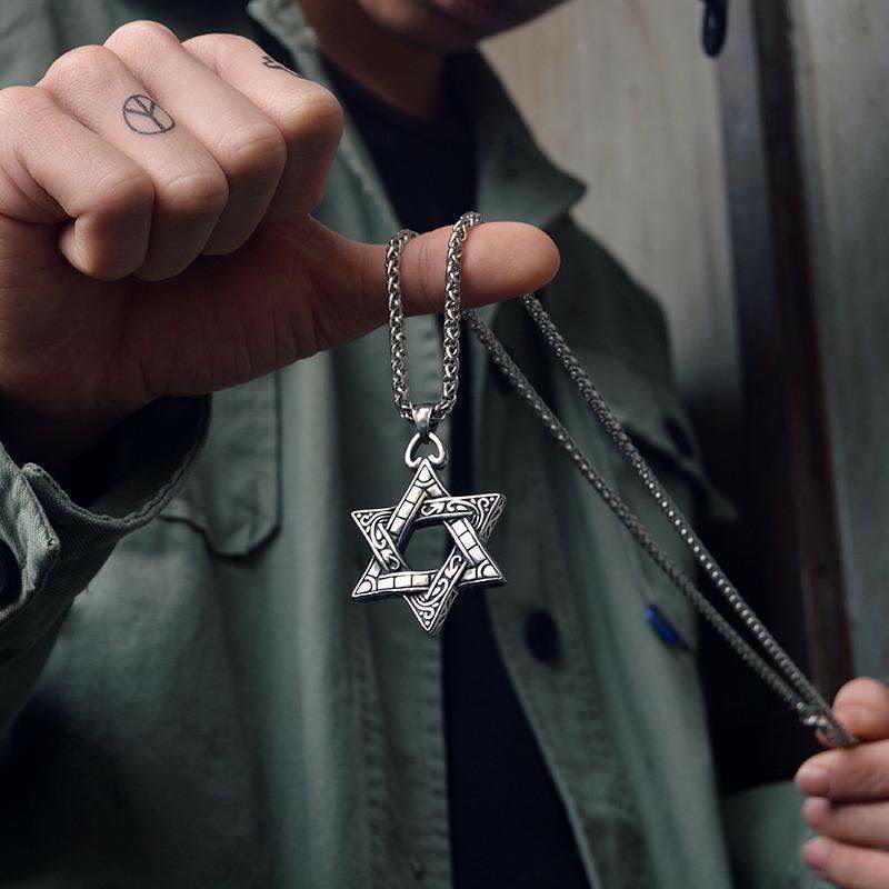 Unique Hexagram Necklace