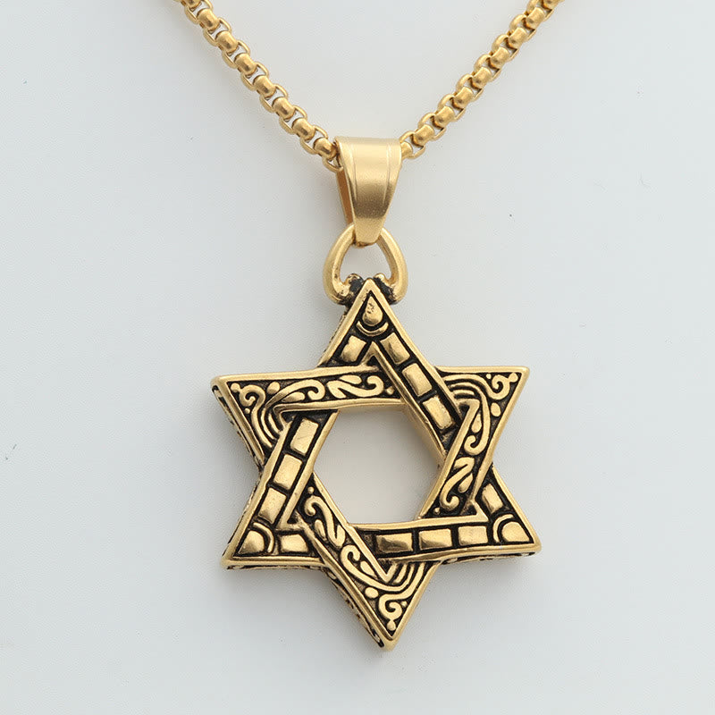 Unique Hexagram Necklace
