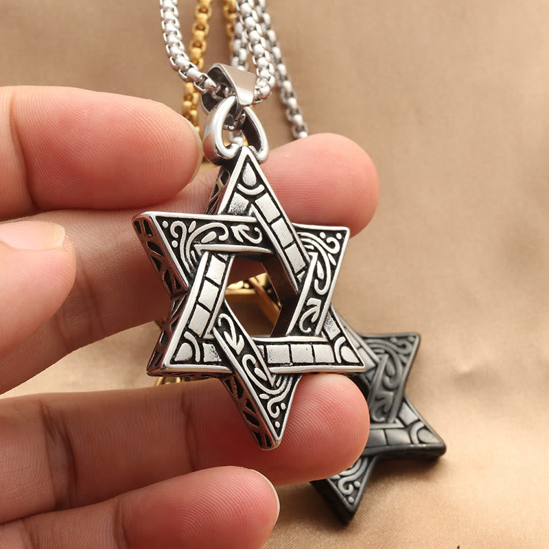 Unique Hexagram Necklace