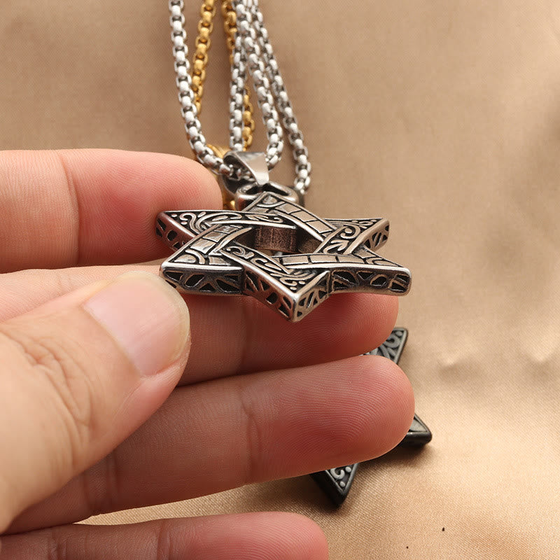 Unique Hexagram Necklace