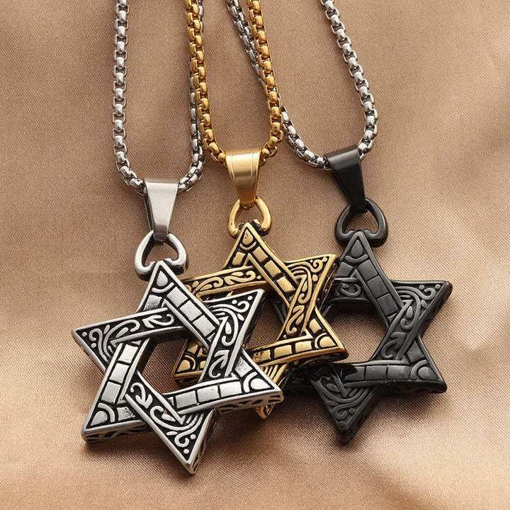 Unique Hexagram Necklace
