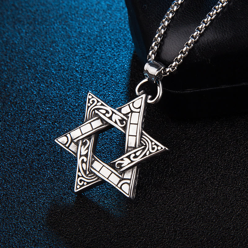 Unique Hexagram Necklace