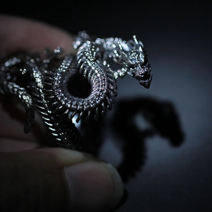 Cool Dragon Skeleton Adjustable Ring