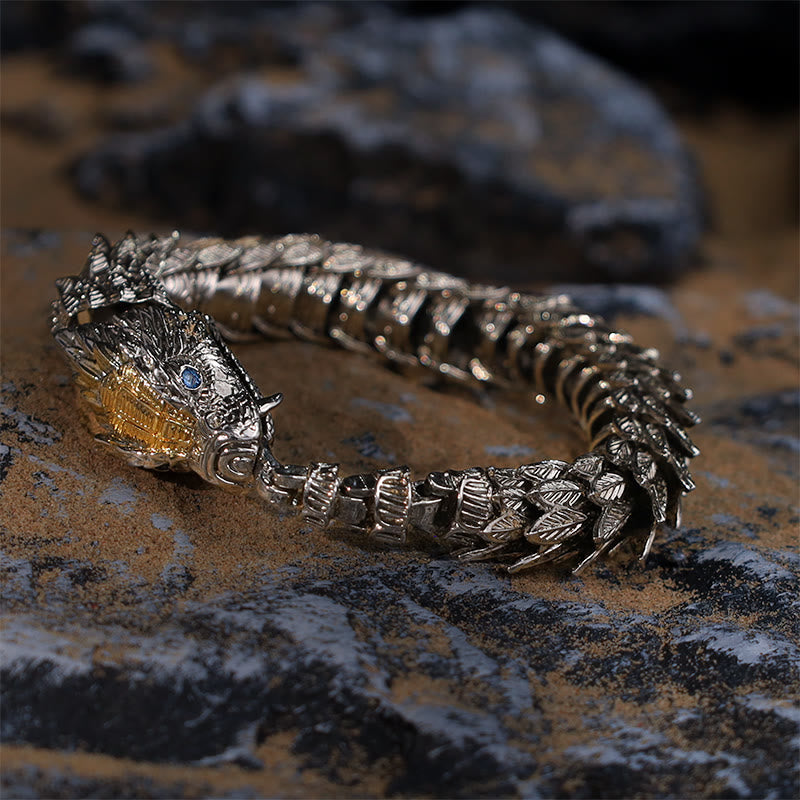 JÖRMUNGANDR - The World Serpent Bracelet | Handcrafted Viking Jewelry