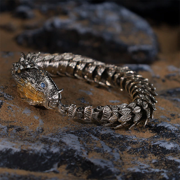 JÖRMUNGANDR - The World Serpent Bracelet | Handcrafted Viking Jewelry