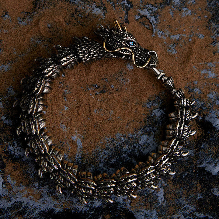 JÖRMUNGANDR - The World Serpent Bracelet | Handcrafted Viking Jewelry
