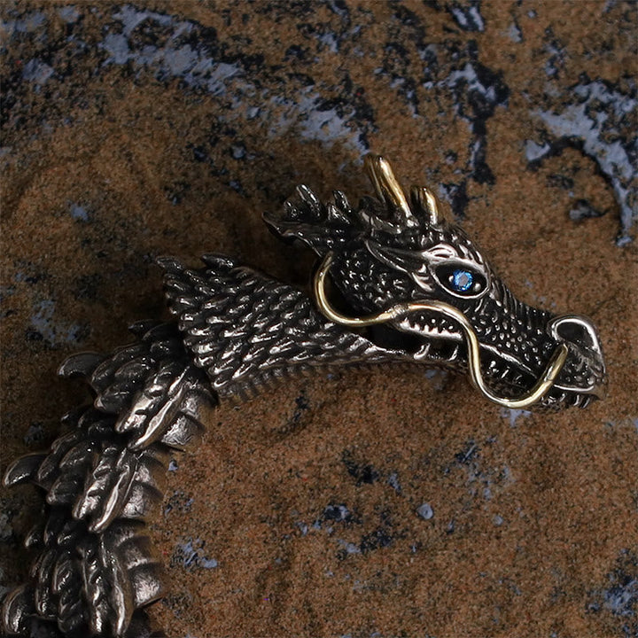 JÖRMUNGANDR - The World Serpent Bracelet | Handcrafted Viking Jewelry