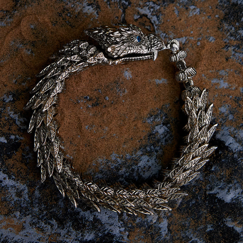 JÖRMUNGANDR - The World Serpent Bracelet | Handcrafted Viking Jewelry