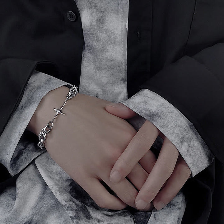 Starlight Charm Cable Chain Curb Chain Bracelet