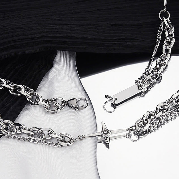 Starlight Charm Cable Chain Curb Chain Bracelet