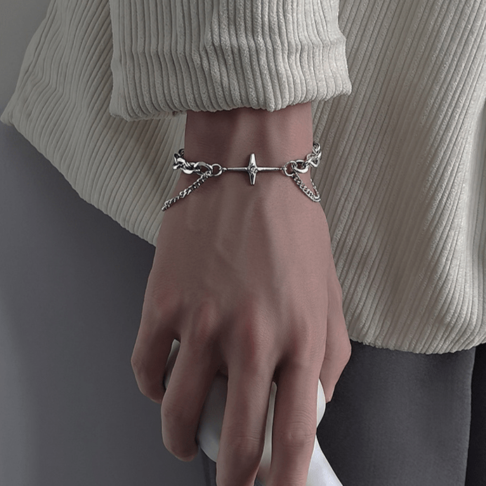 Starlight Charm Cable Chain Curb Chain Bracelet