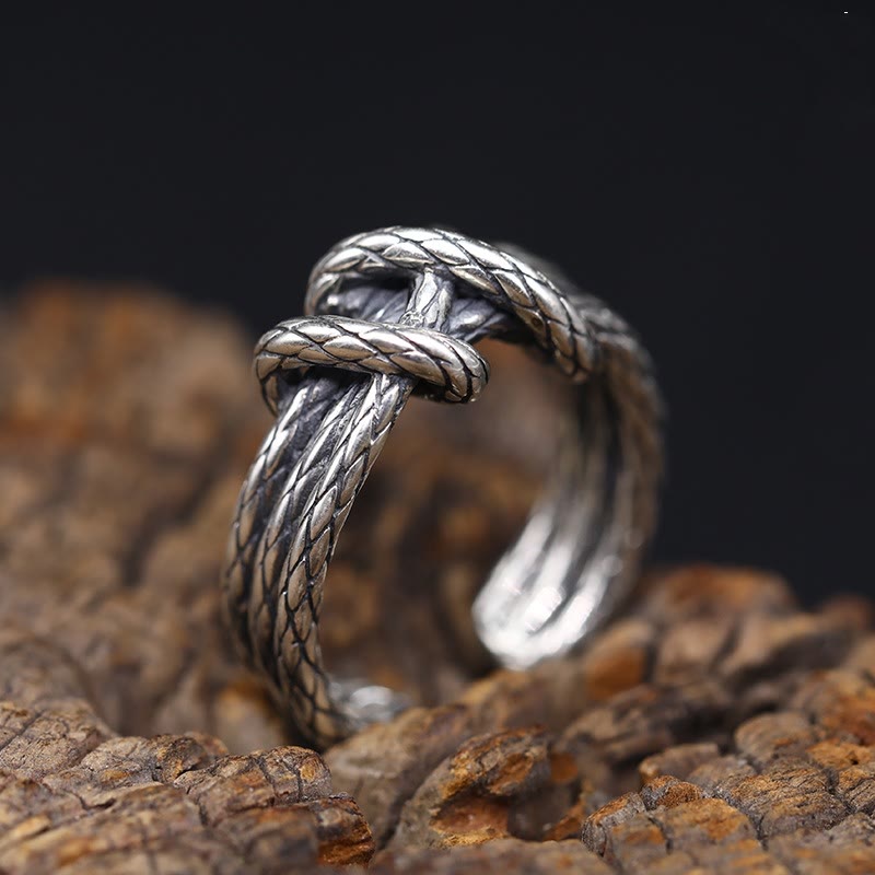 Twist Rope Knot Ring
