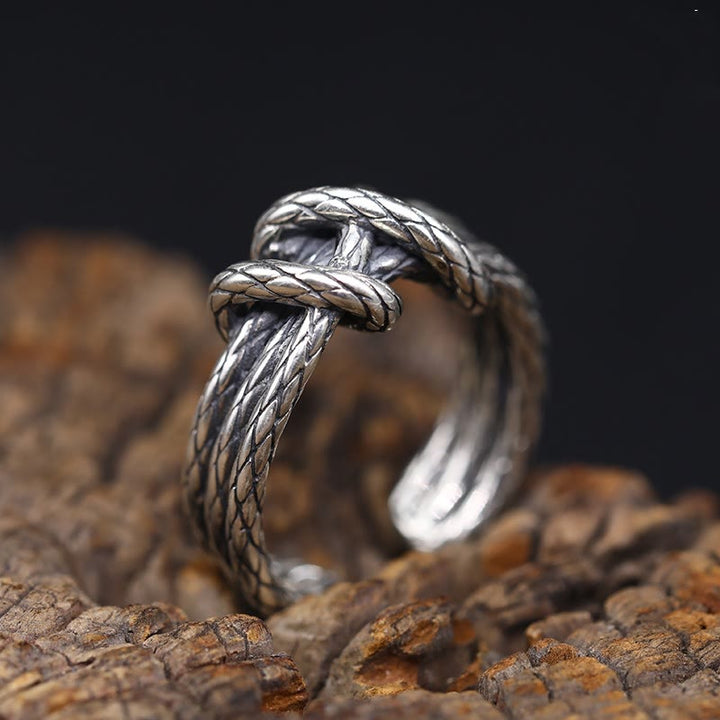 Twist Rope Knot Ring