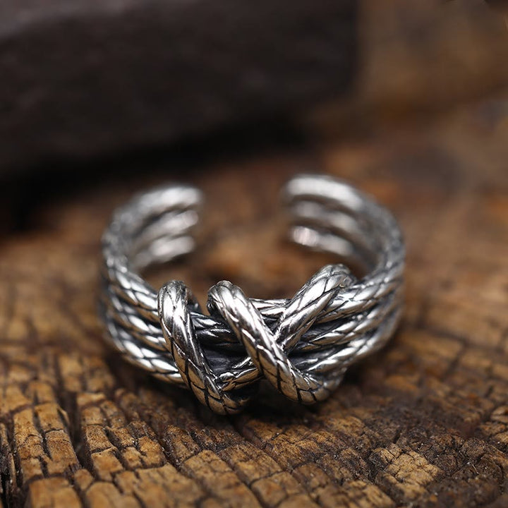 Twist Rope Knot Ring