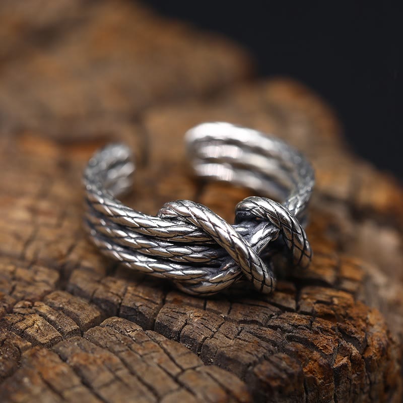 Twist Rope Knot Ring
