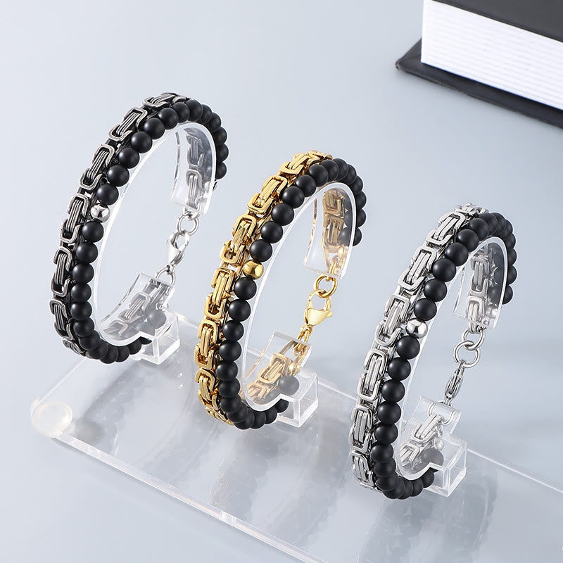 Vintage Emperor Chain Stainless Steel Bracelet