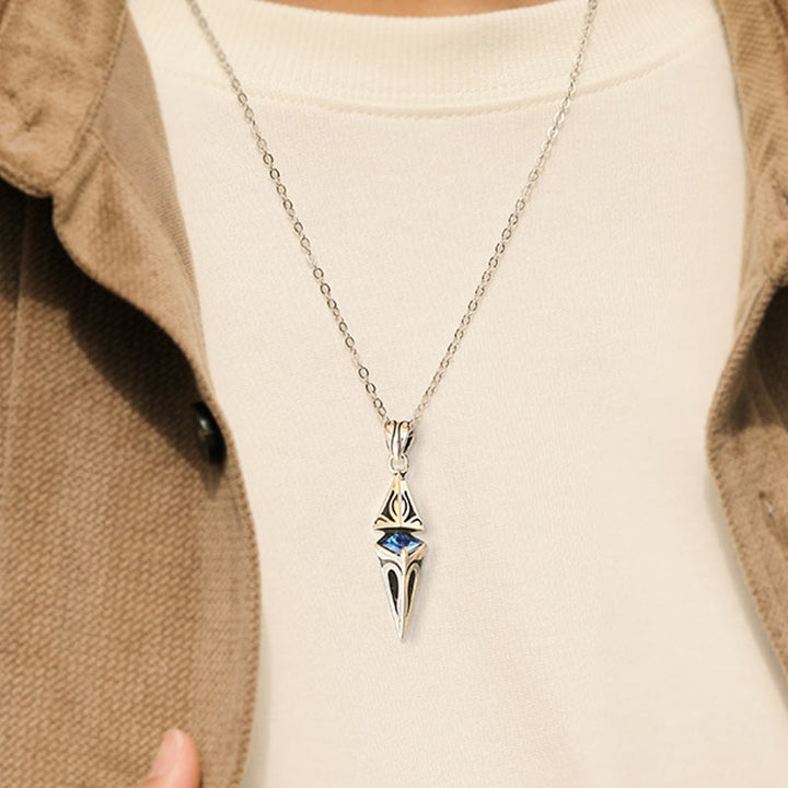 Handcrafted 925 Silver Starburst Necklace