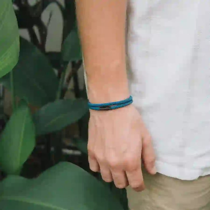 Minimalist Stainless Steel Magnetic Clasp Braided Bracelet