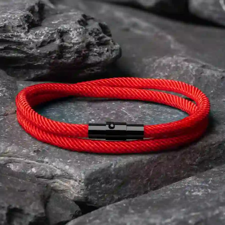 Minimalist Stainless Steel Magnetic Clasp Braided Bracelet