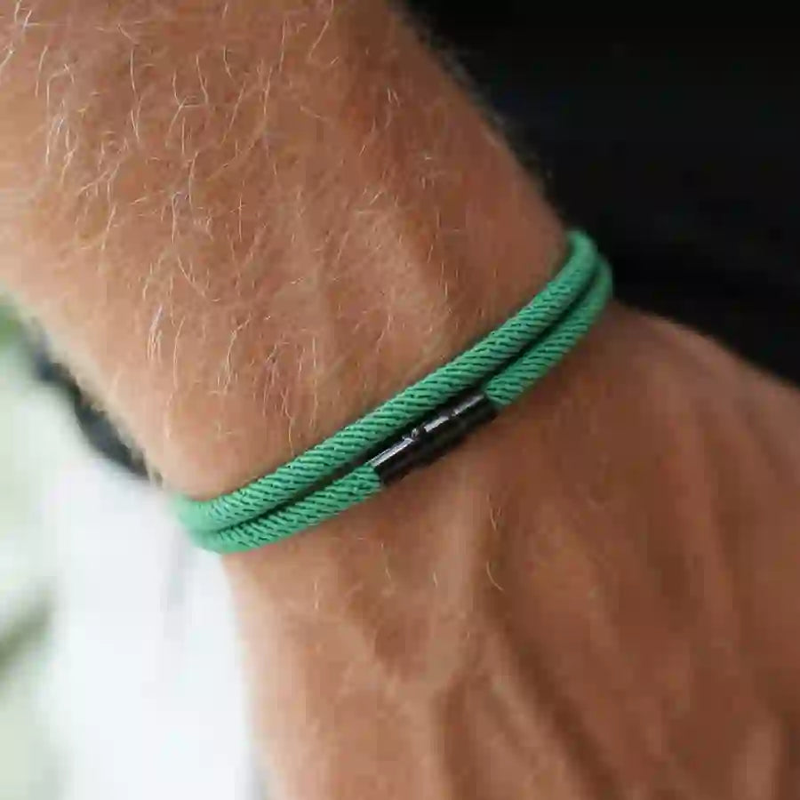 Minimalist Stainless Steel Magnetic Clasp Braided Bracelet