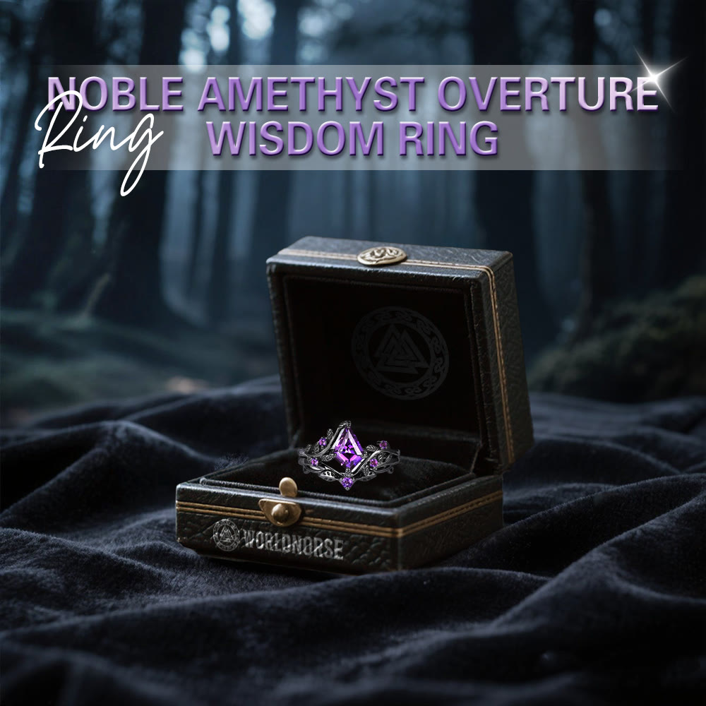Noble Amethyst Overture Wisdom Ring