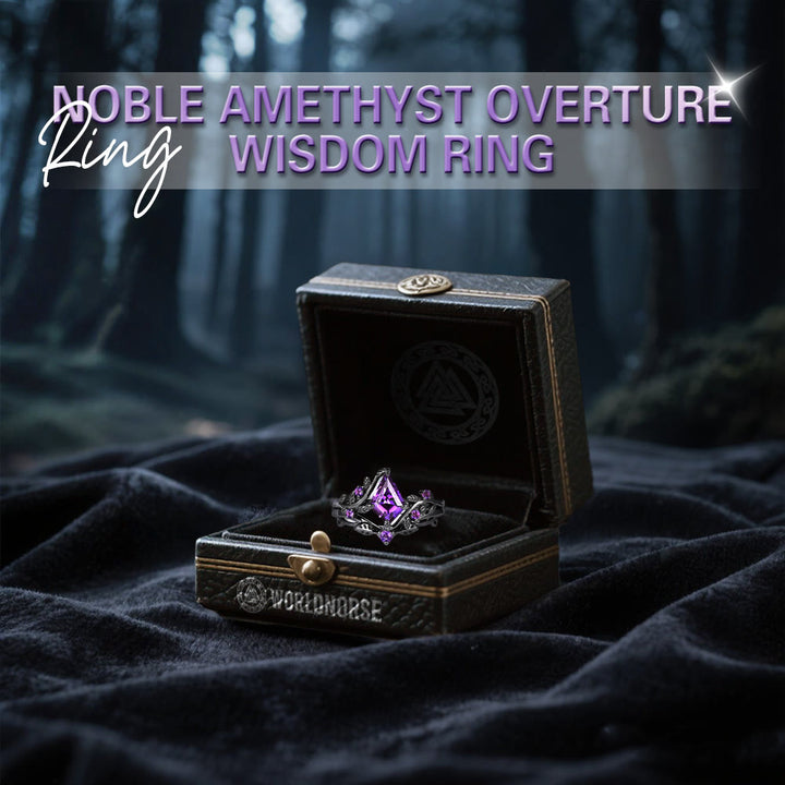 Noble Amethyst Overture Wisdom Ring