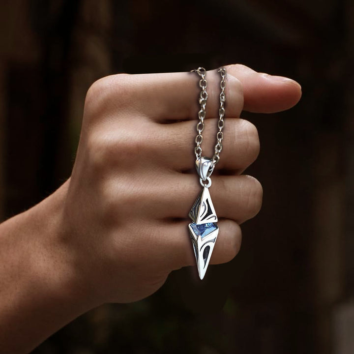 North Star Guidance Sapphire Pendant Necklace