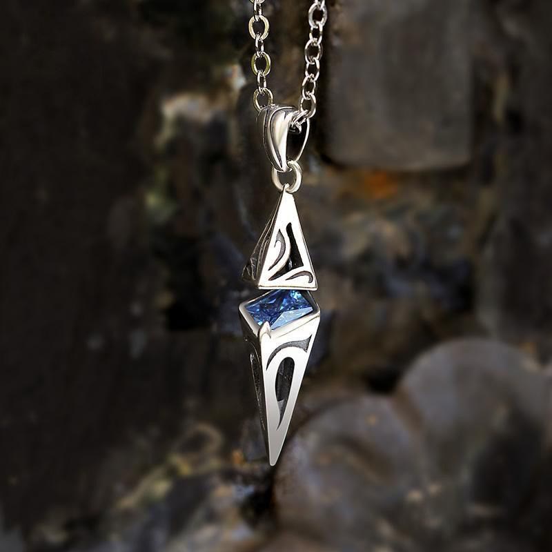 North Star Guidance Sapphire Pendant Necklace