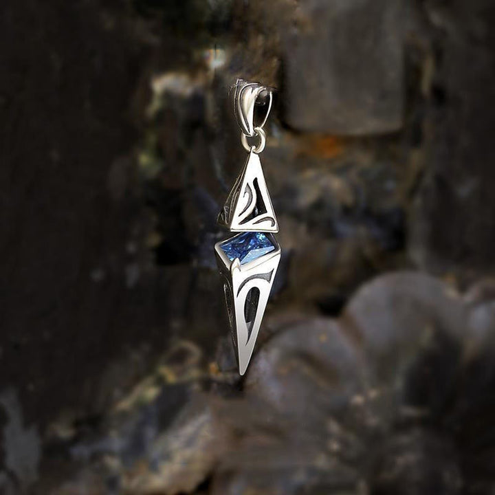 North Star Guidance Sapphire Pendant Necklace