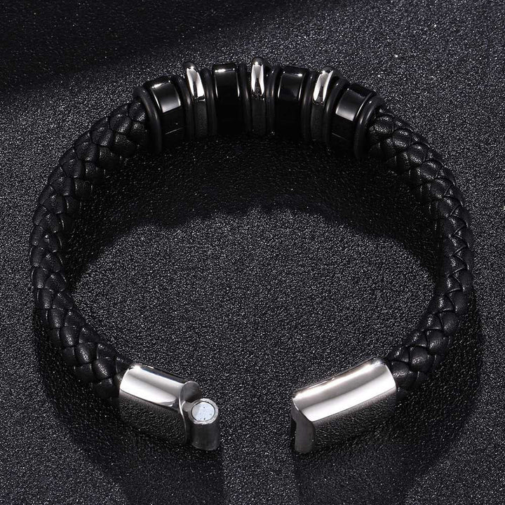 Punk Spiral Leather Bracelet