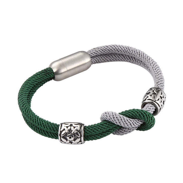 Two Tone Double Layer Bracelet