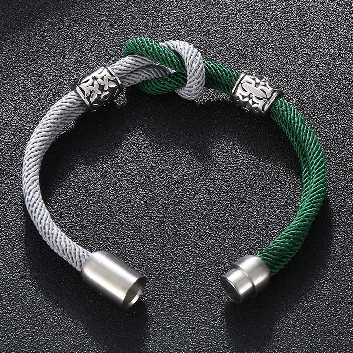 Two Tone Double Layer Bracelet