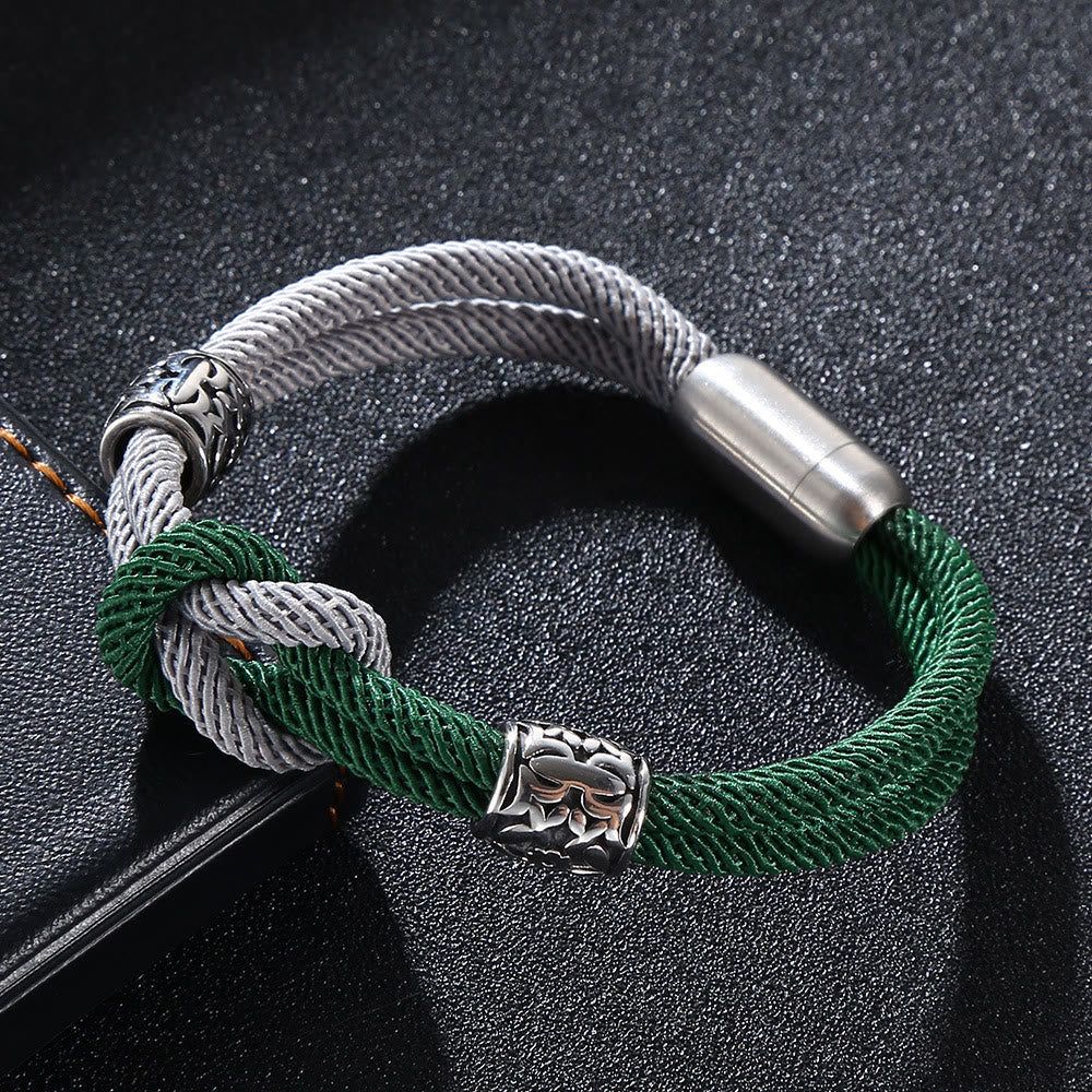 Two Tone Double Layer Bracelet