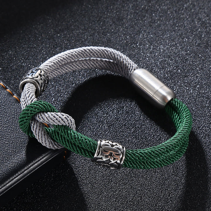 Two Tone Double Layer Bracelet