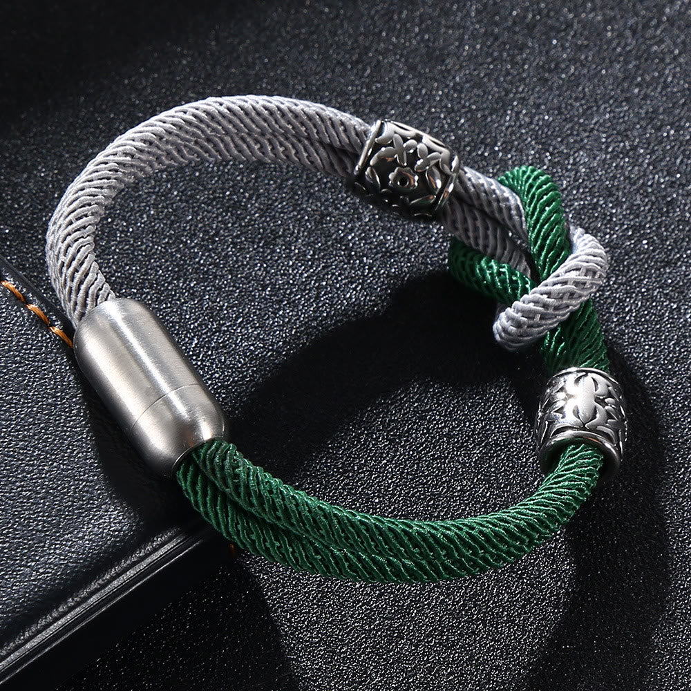 Two Tone Double Layer Bracelet