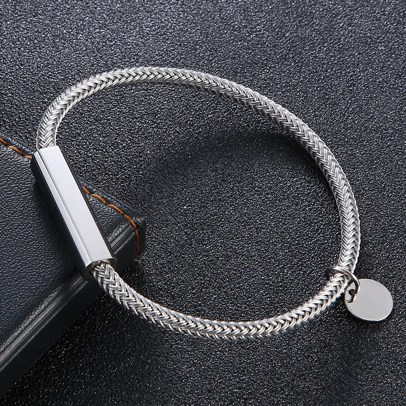 Circular Steel Wire Bracelet