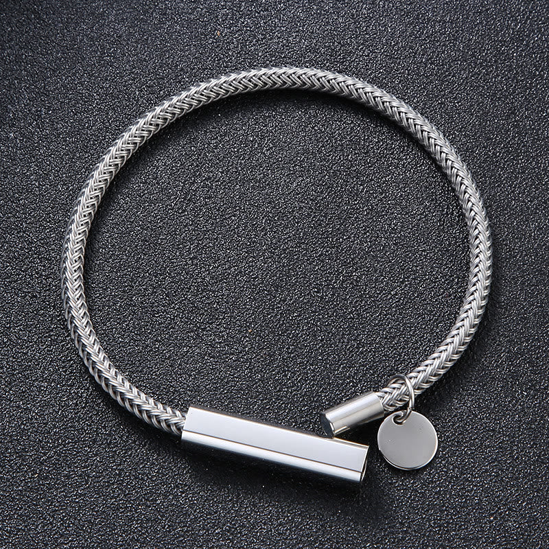 Circular Steel Wire Bracelet