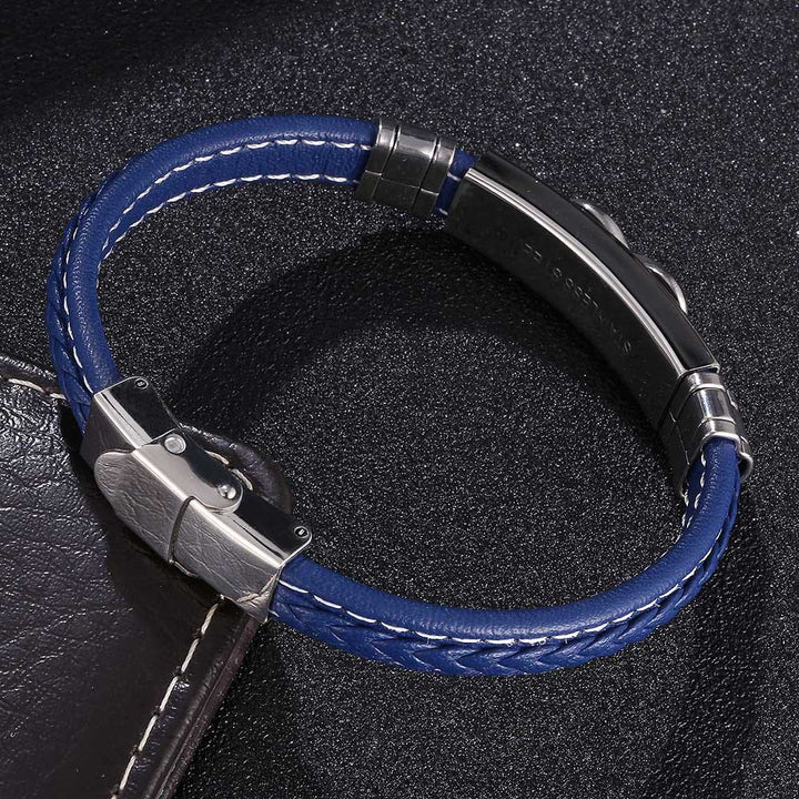 Infinity Eight Leather Bracelet