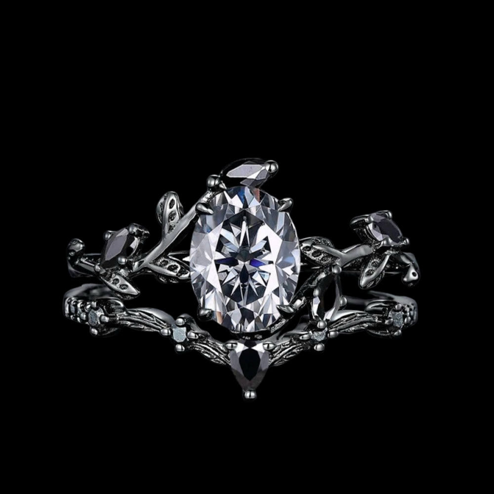 Valkyrie's Radiance Moissanite Ring