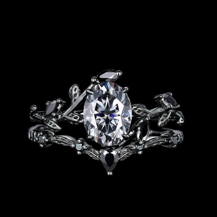 Valkyrie's Radiance Moissanite Ring