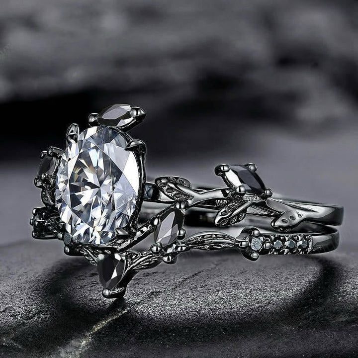 Valkyrie's Radiance Moissanite Ring